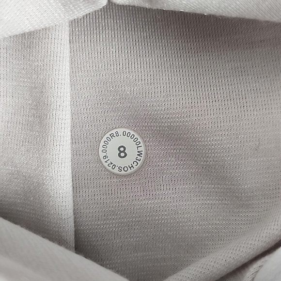 Lululemon Every Journey Hooded Zip Up Jacket Stone WhiteThumbholes Size 8 - Picture 11 of 13
